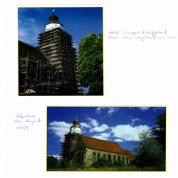 Turm-Fassadengeruest Kamenz 1996
